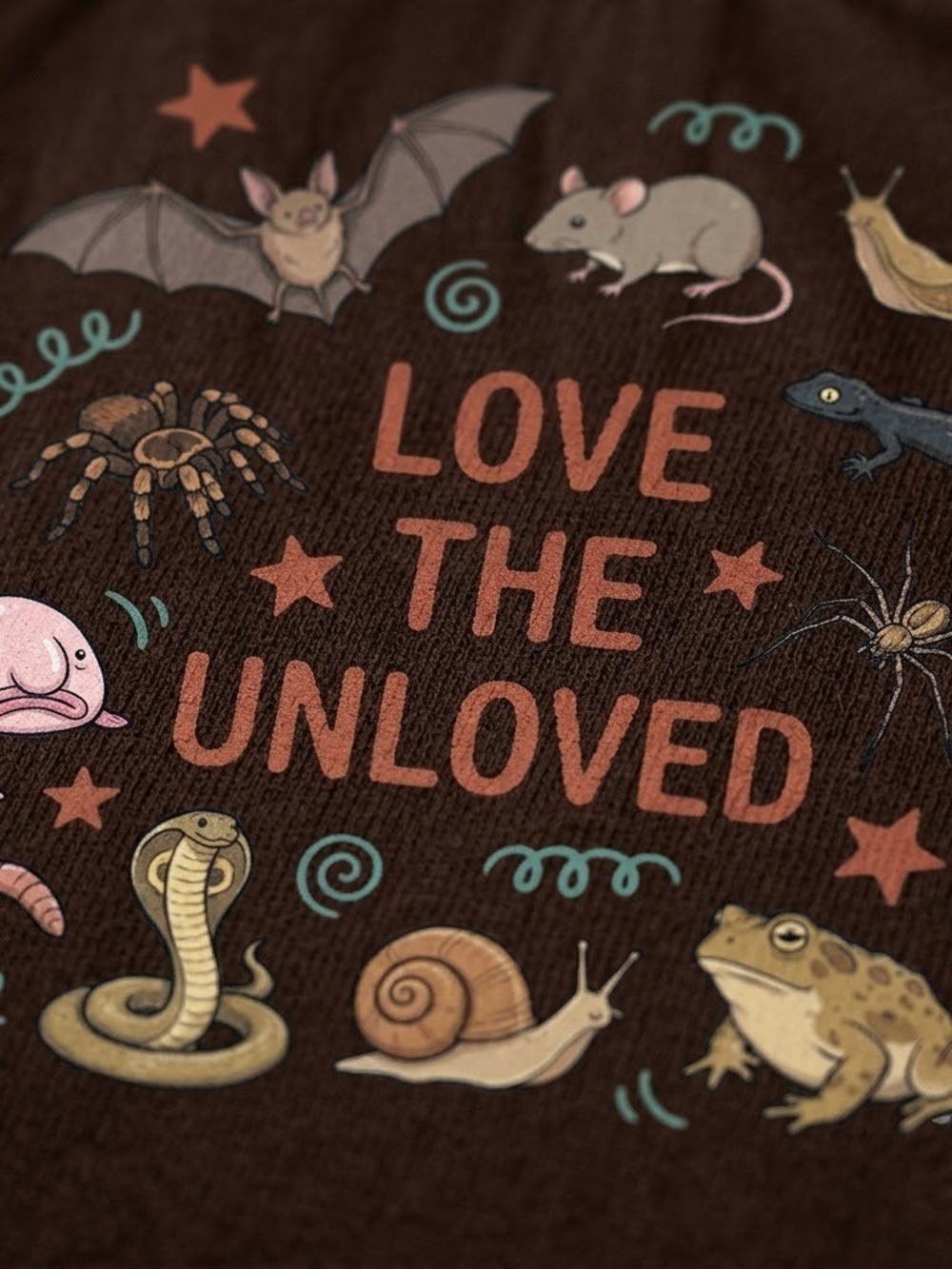 Gildan Love The Unloved Animals Graphic Tee - Picture 2 of 2